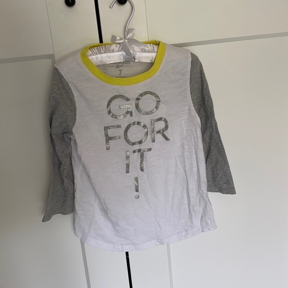 Oshkosh girls size 7, 3/4 sleeve tee shirt - Picture 1 of 3